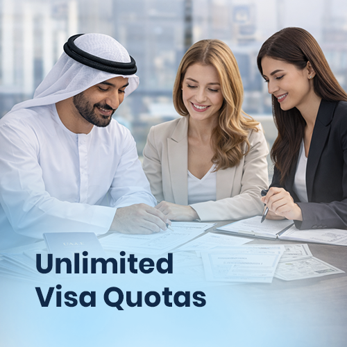Apply for unlimited employee visas as your business grows with setupzo.